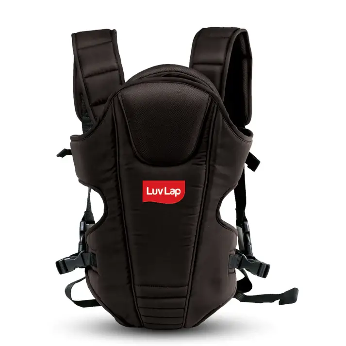 LuvLap Galaxy Baby Carrier, Black - Thumbnail