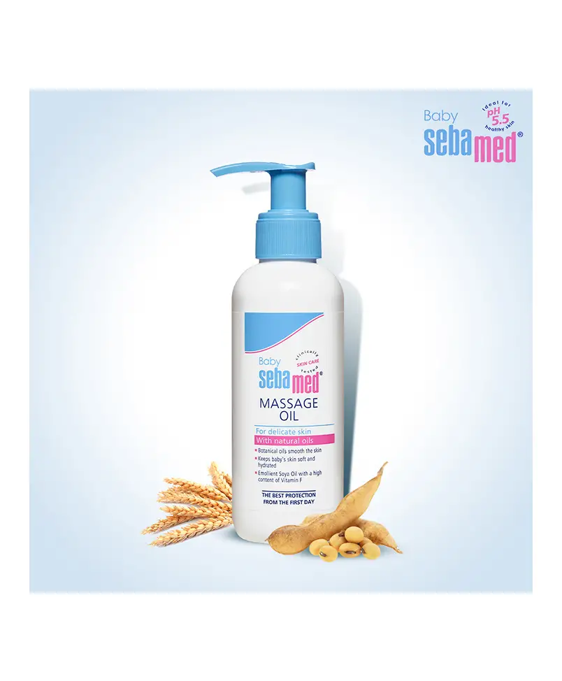 Sebamed Soothing Baby Massage Oil - 150 ml - Thumbnail