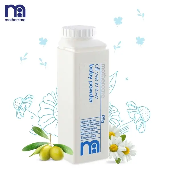 Mothercare all we know baby powder 125g - Thumbnail