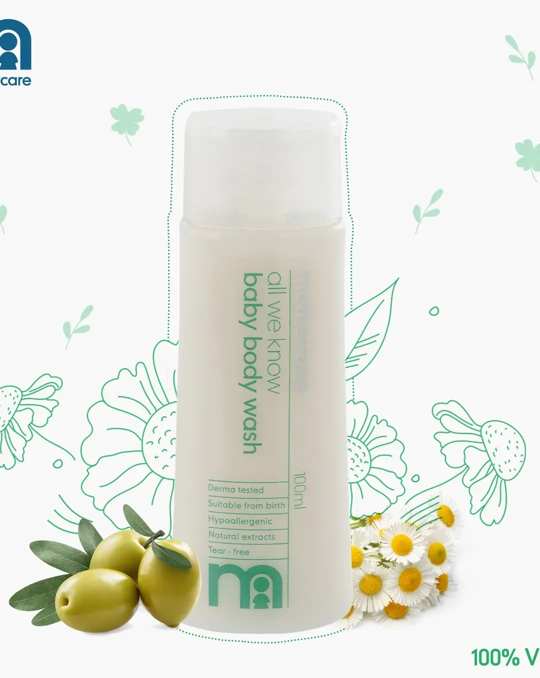 Mothercare All We Know Baby Body Wash 100ml - Thumbnail