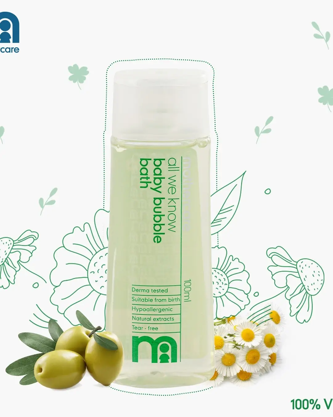 Mothercare All We Know Baby Bubble Bath 100ml - Thumbnail