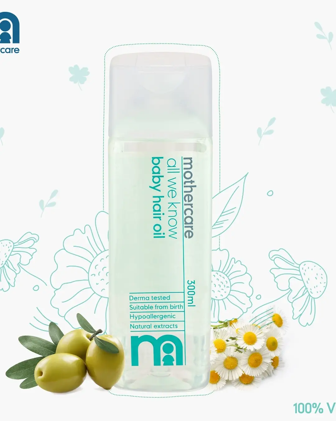 Mothercare All We Know Baby Hair Oil 300ml - Thumbnail