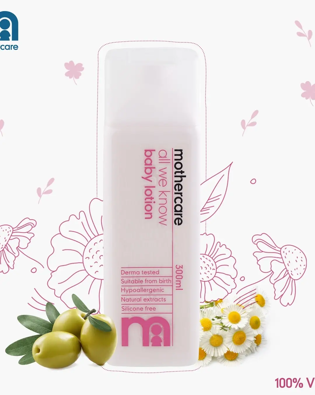 Mothercare All We Know Baby Lotion 300ml - Thumbnail