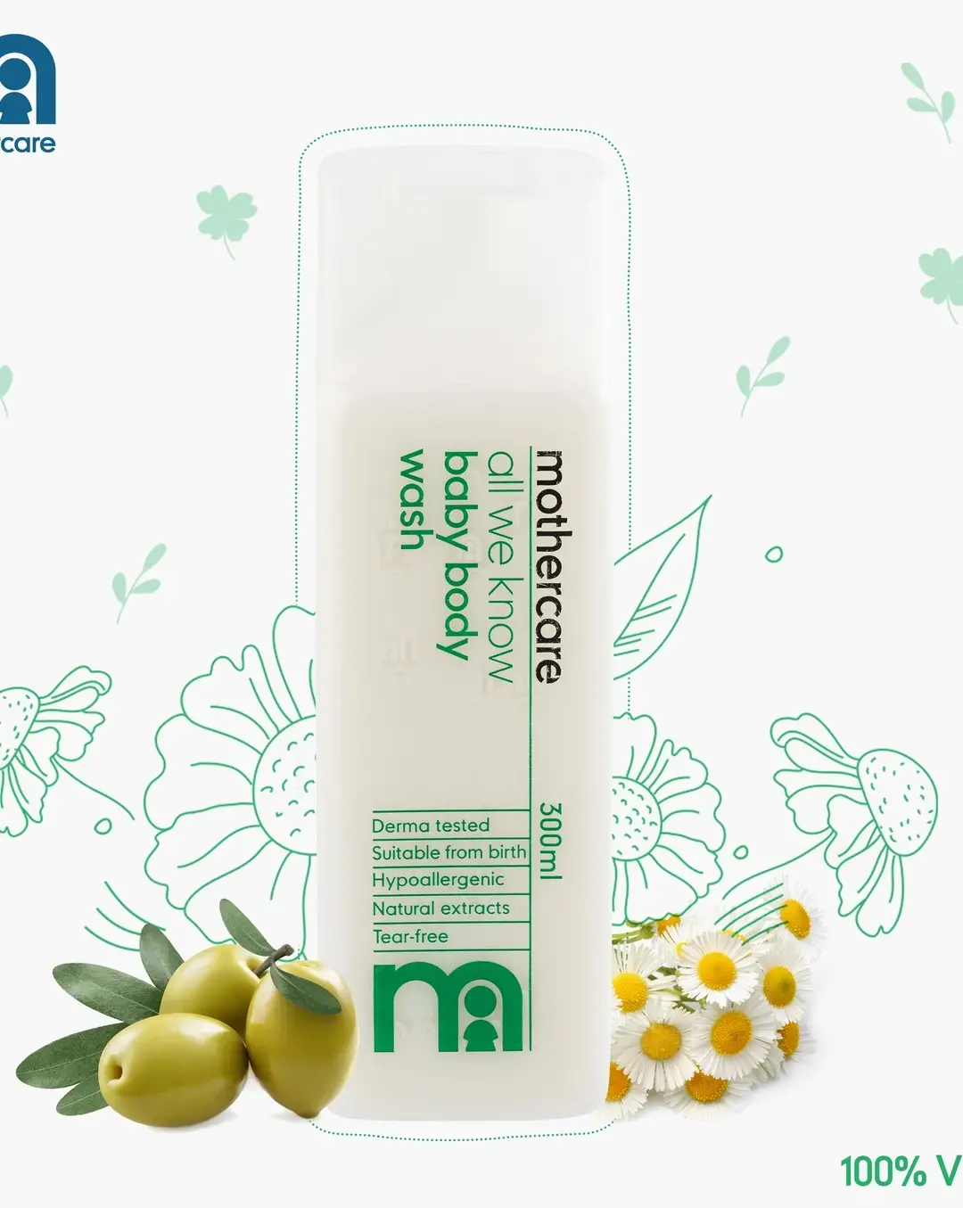 Mothercare All We Know Baby Body Wash 300ml - Thumbnail