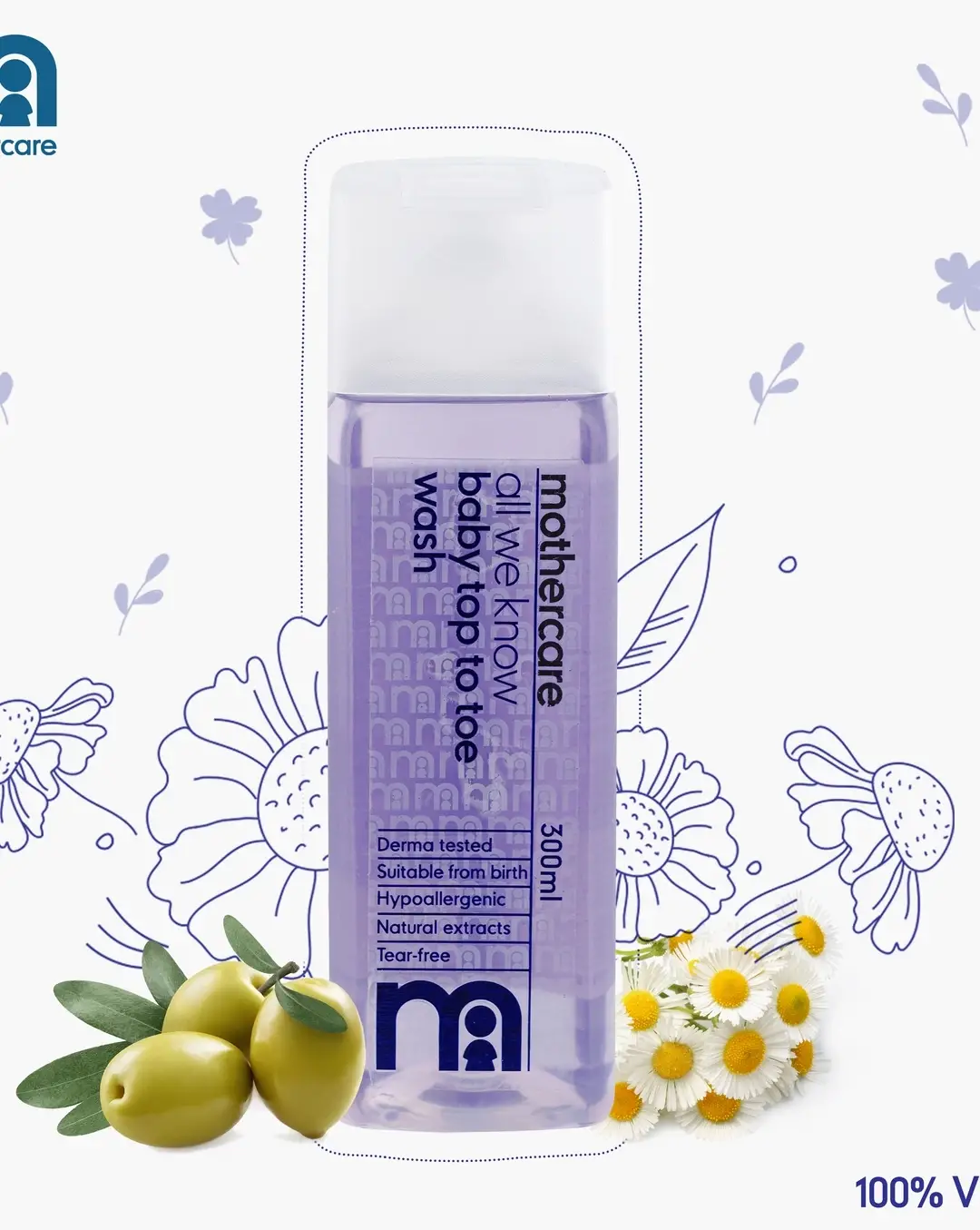 Mothercare All We Know Baby Top To Toe Wash 300ml - Thumbnail