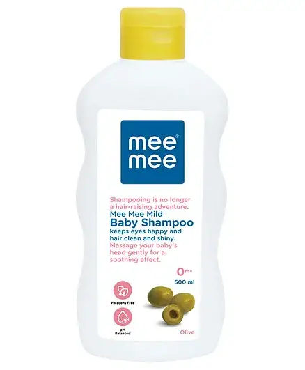 Mee Mee Mild Baby Shampoo with Olive Oil Extracts - 500 ml - Thumbnail