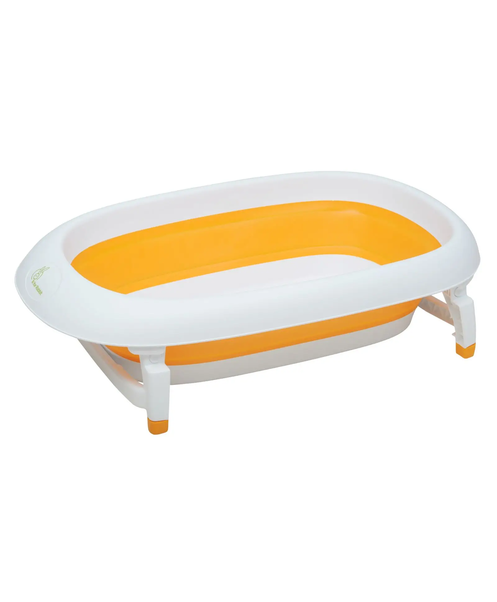 R for Rabbit Bubble Double Elite The Folding Baby Bath Tub - Orange - Thumbnail