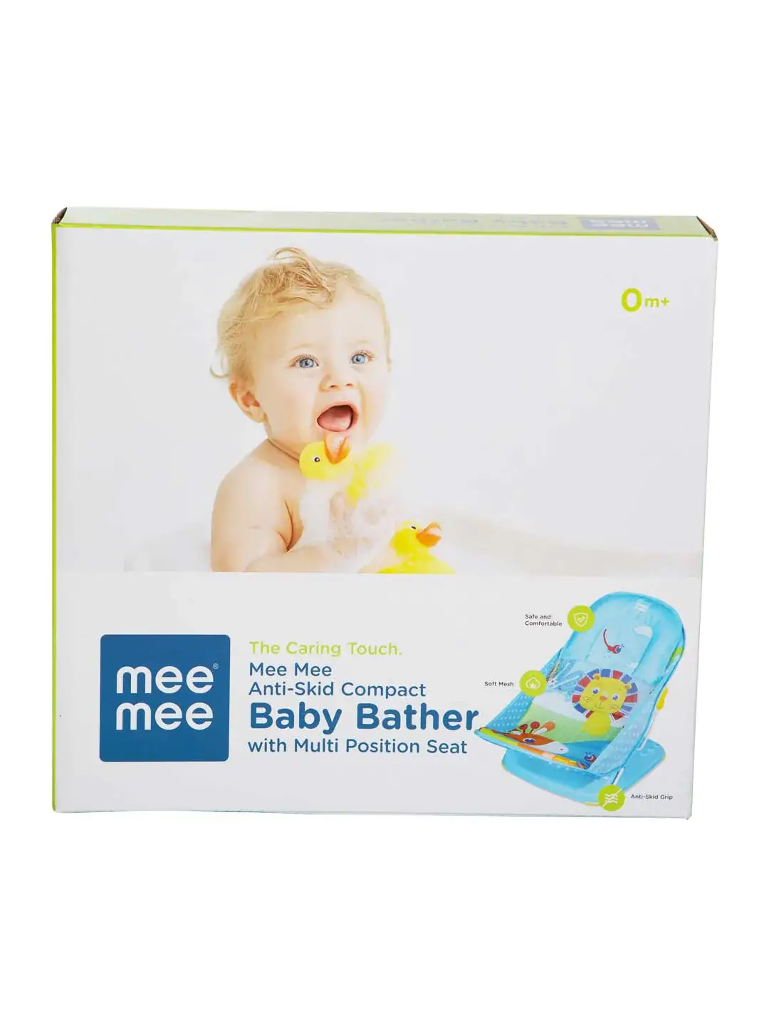 Mee Mee Newborn Spacious Baby Bather, Intertiol Quality, Anti-Slip Base - Thumbnail