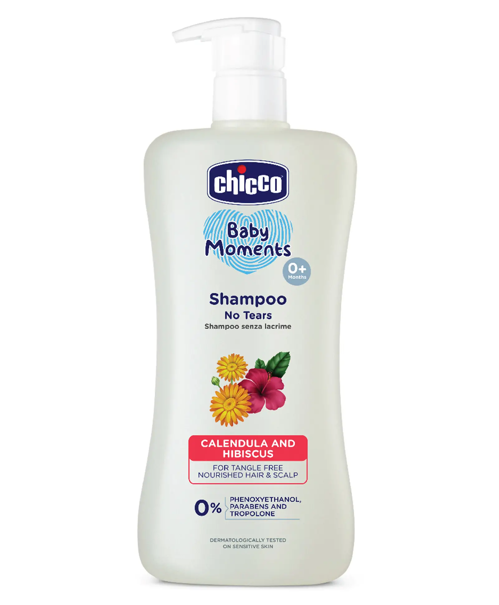 Chicco Baby Moments No Tears Shampoo - 500 ml - Thumbnail