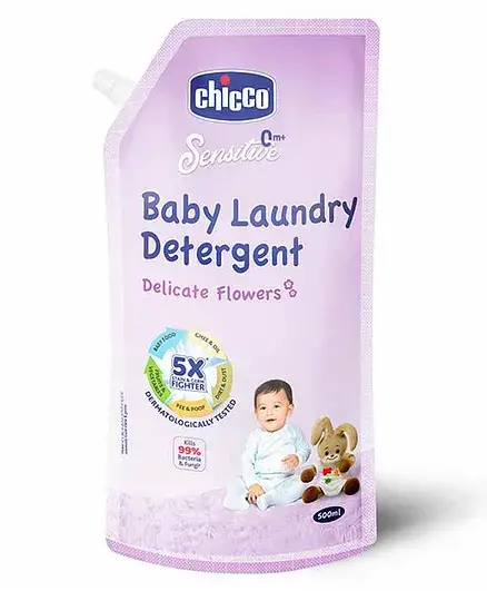 Chicco Laundry Detergent Delicate Flowers - 500 ml - Thumbnail