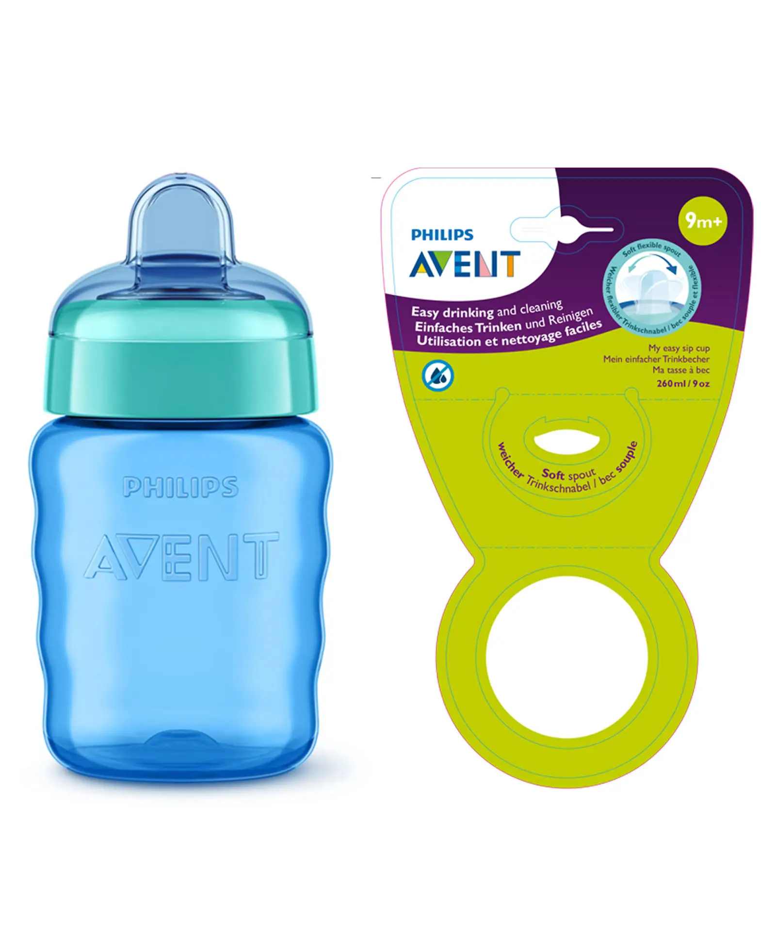 Avent Classic Spout Cup - 260 ml (Color May Vary) - Thumbnail
