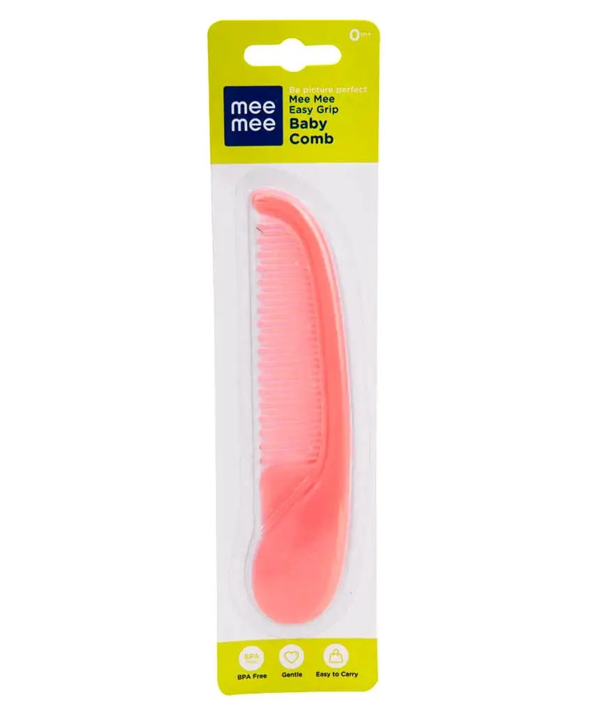 Mee Mee Easy Grip Baby Comb (Colour May Vary) - Thumbnail