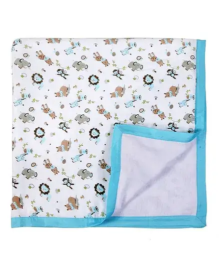 My Milestones Muslin Blanket 3 Layered (Size 43x43 Inches) - Thumbnail