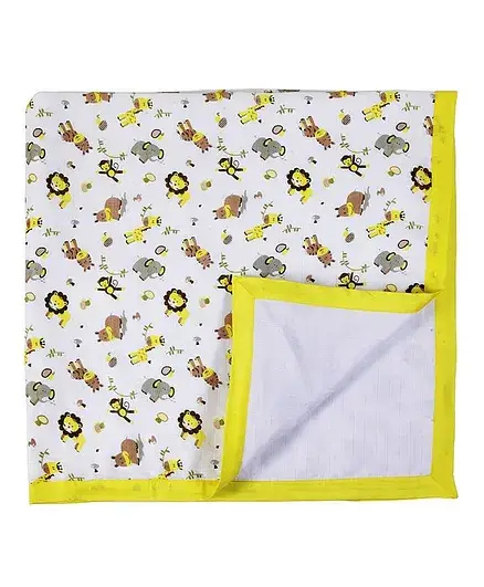 My Milestones Muslin Blanket 3 Layered (Size 43x43 Inches) - Thumbnail