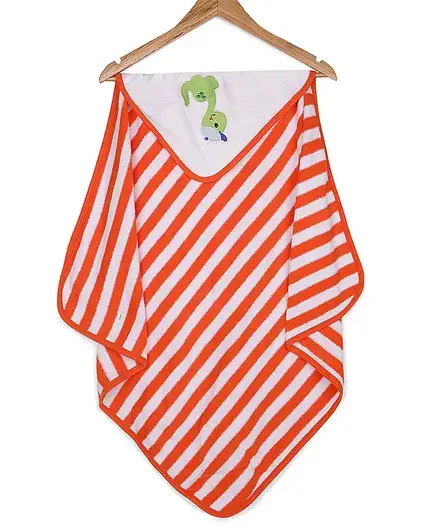 My Milestones Baby Hooded Towels Modern Stripes - Thumbnail
