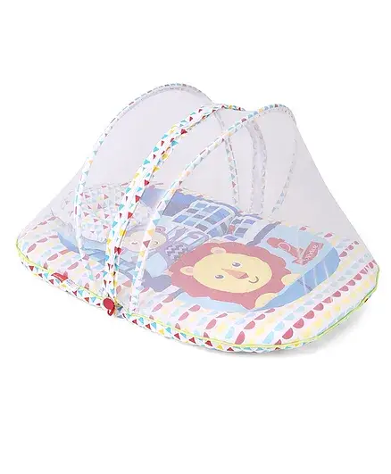 Fisher Price Mattress With Mosquito Net And 1 Pillow - Thumbnail