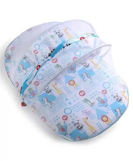 Fisher Price Baby Mattress With Mosquito Net & Pillow - Thumbnail