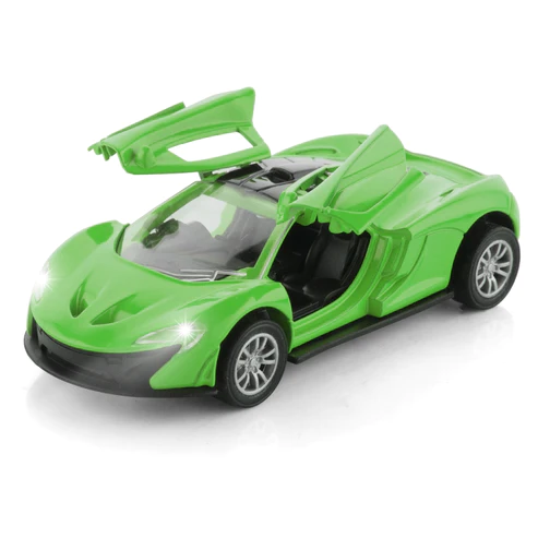 Chanak Premium Metal Die-Cast Sports Racing Car Toy (Green) - Thumbnail