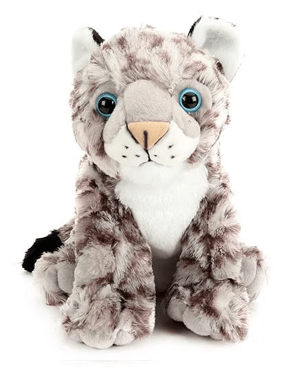 Wild Republic CK Baby Snow Leopard Soft Toy Grey - 30 cm - Thumbnail