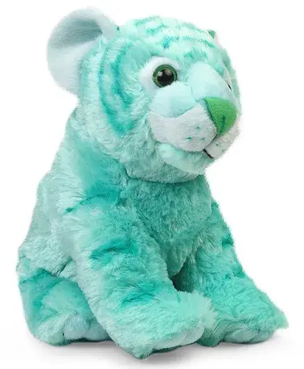 Wild Republic Vibes Tiger Soft Toy Mint Green - 26 cm - Thumbnail