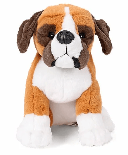 Wild Republic Ck Sitting Dog Boxer Soft Toy Brown - 30 cm - Thumbnail