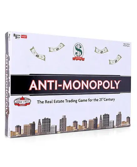 Funskool Anti Monopoly Board Game Set - Multicolour - Thumbnail