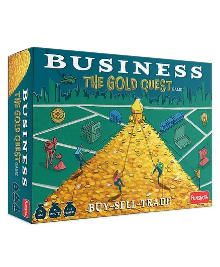 Funskool The Gold Quest Business Game - Multicolor - Thumbnail