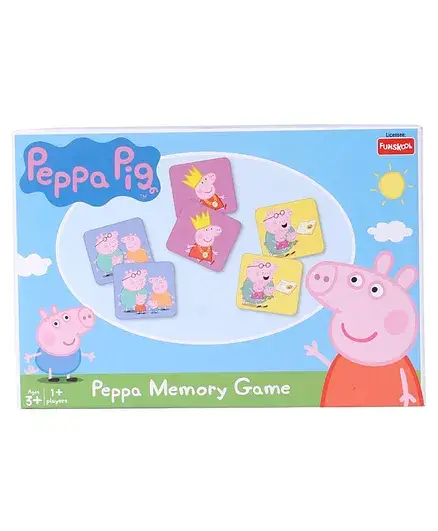 Funskool Peppa Pig Memory Game 72 Pictures - Blue - Thumbnail