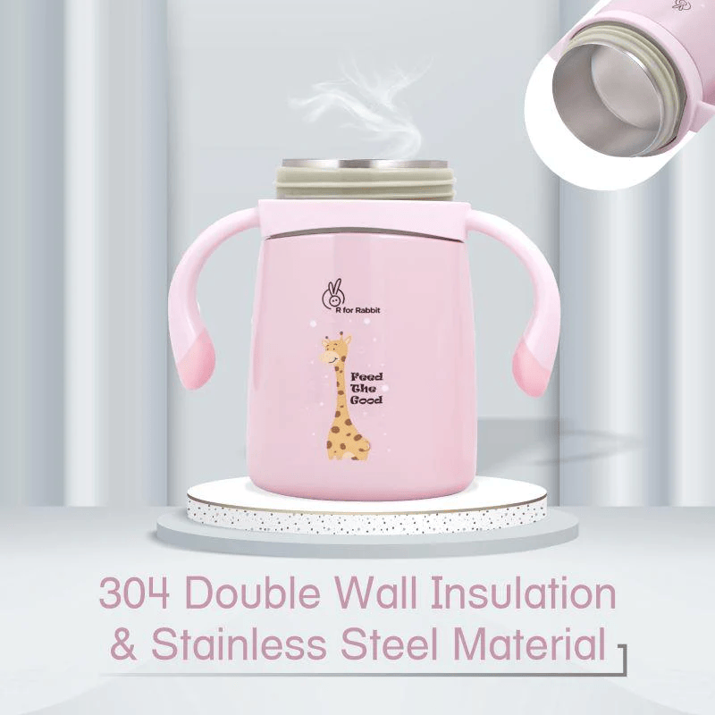 Steebo Giffy SS Feeding Bottle 300 ML - Thumbnail