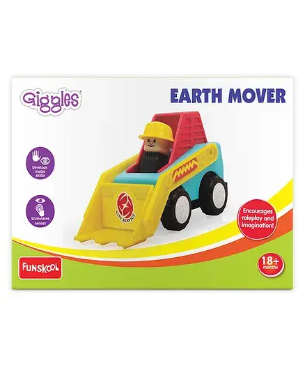 Giggle Earth Mover Free Wheel Truck Toy- Multicolor - Thumbnail