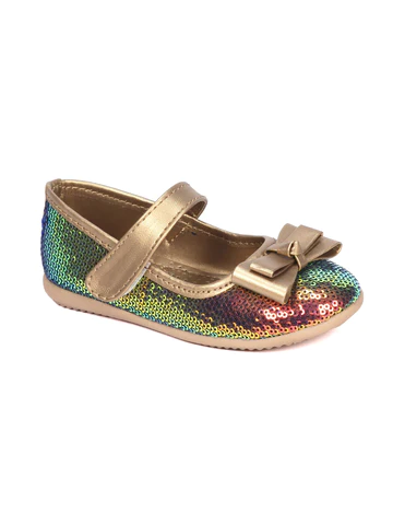 BELLIES WITH VELCRO CLOSURE - GOLD - Thumbnail