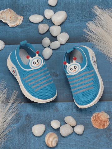 SLIP ON MUSICAL CHU CHU SHOES - BLUE - Thumbnail
