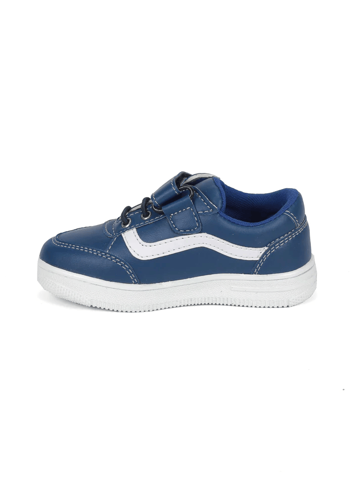 CASUAL SHOES WITH VELRCO - BLUE - Thumbnail