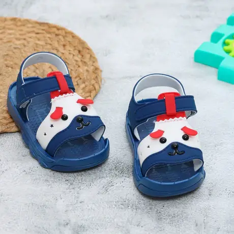 Paws & Play Blue Puppy Sandals for Toddlers - Thumbnail