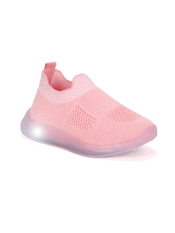 CASUAL SLIP ON SHOES WITH LIGHT - PINK - Thumbnail