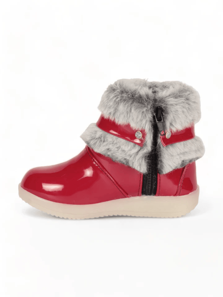 PARTY BOOTS WITH LED LIGHT - RED - Thumbnail