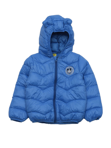 MICKEY LED LIGHT POLYFILL HOODED JACKET - ROYAL BLUE - Thumbnail