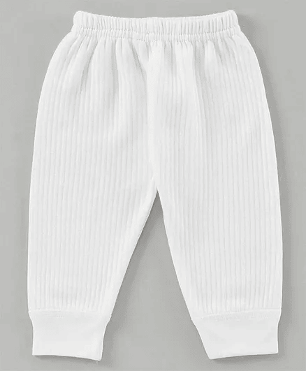 Bodycare Full Length Thermal Bottoms - White - Thumbnail