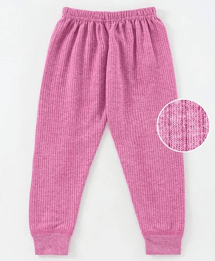 Bodycare Full Length Thermal Bottoms - Pink - Thumbnail
