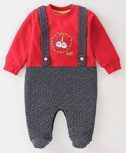 Wonderchild Full Sleeves Tiger Embroidered Suspender Style - Thumbnail