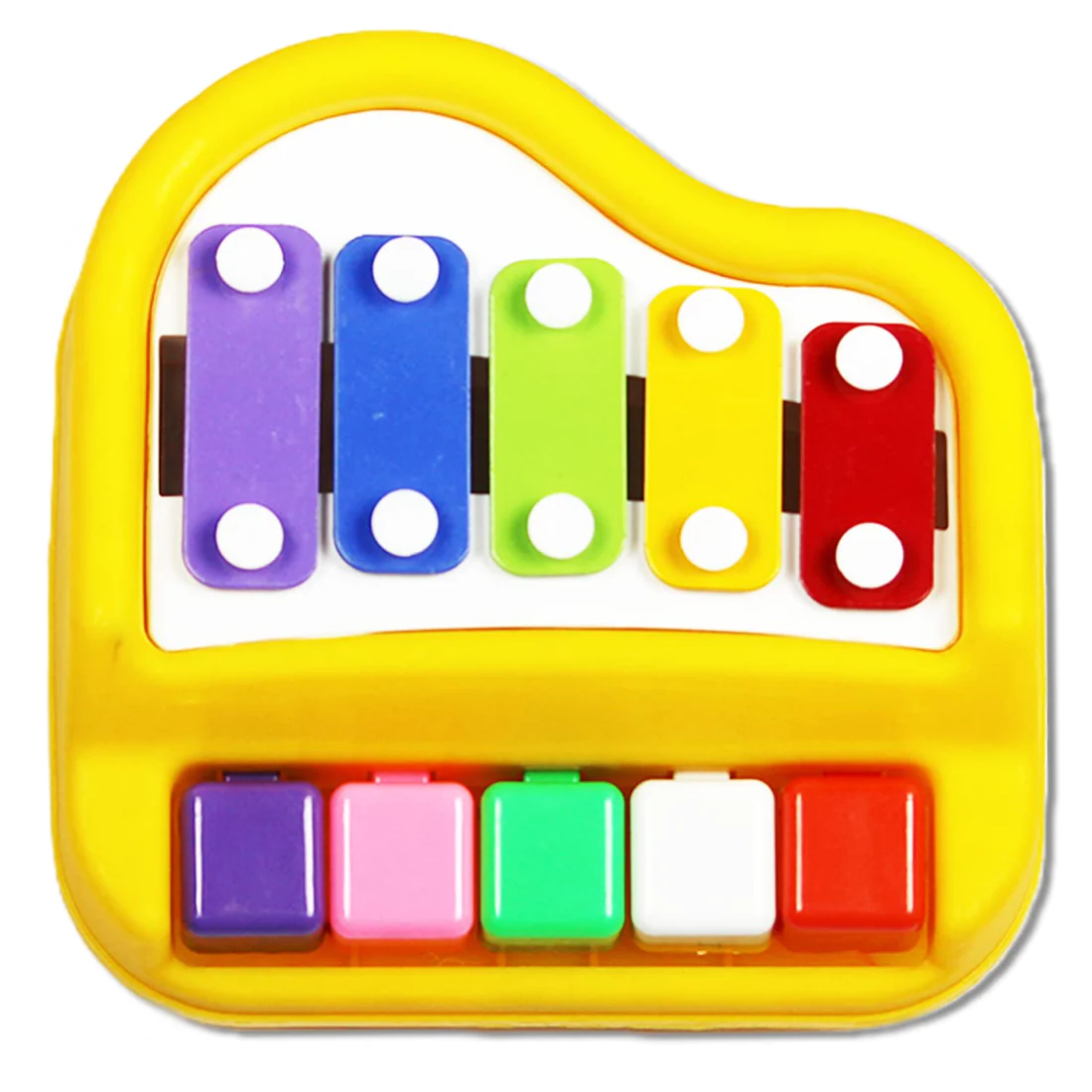 Chanak Musical Xylophone Piano Toy for Kids (Yellow) - Thumbnail