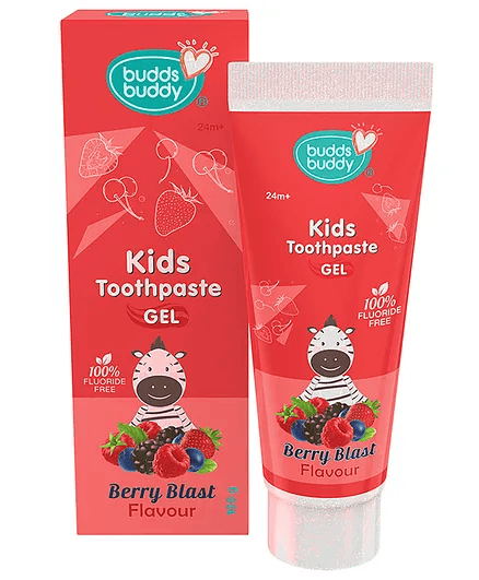 Buddsbuddy 100% Fluoride Free Kids Toothpaste Gel - Thumbnail