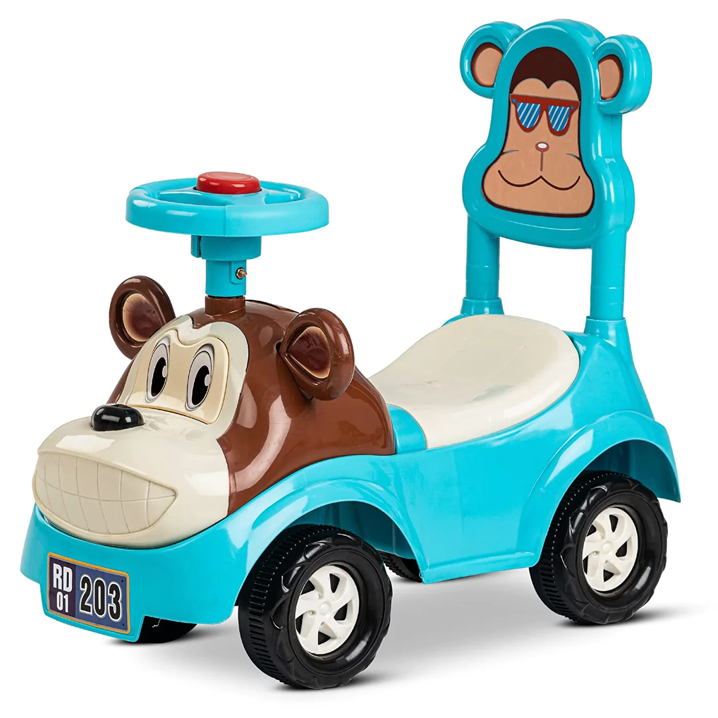 Baybee Noddy Push Ride on Baby Car for Kids - Thumbnail