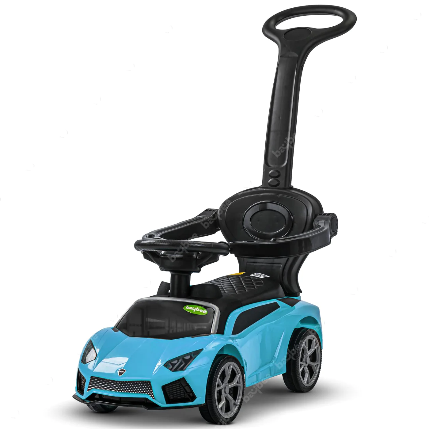Baybee 2 in 1 Ride on Kids Car Baby Push Ride on Car with Music & Parental Push Handle - Thumbnail