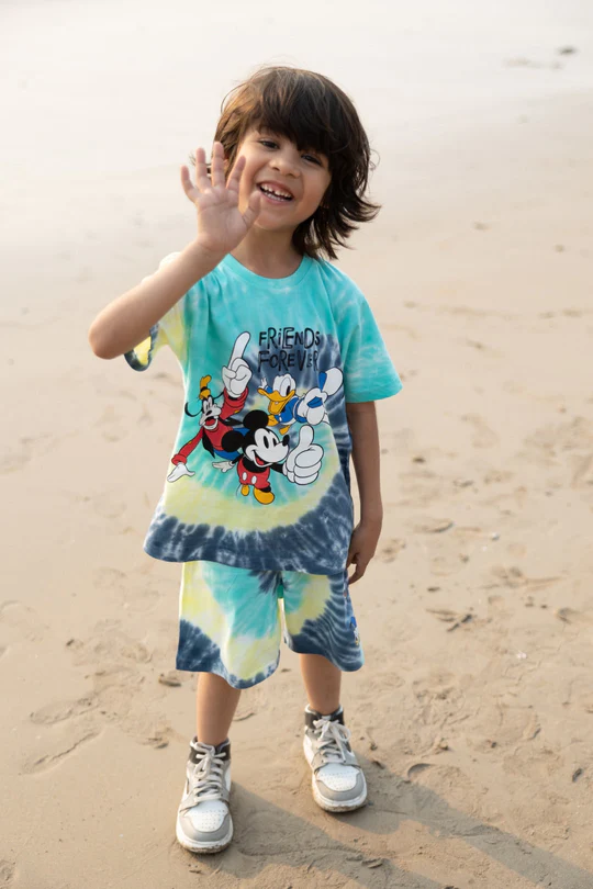 MICKEY ICONIC TIE & DYE SHORTS SET - Thumbnail
