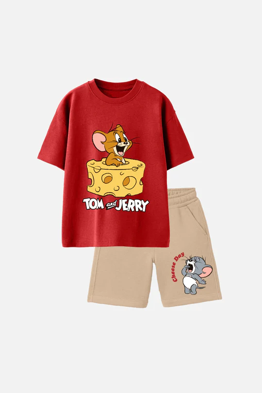 TOM AND JERRY CLASSIC CHEESE SHORTS SET - Thumbnail