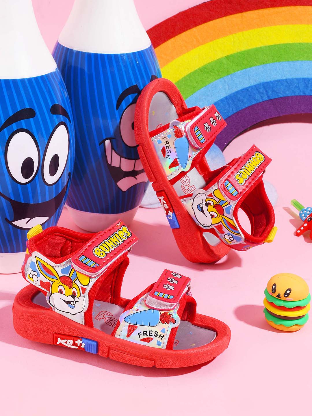 Kats Love Kids Comfortable Lightweight CHU CHU Sound Musical Sandals - Thumbnail