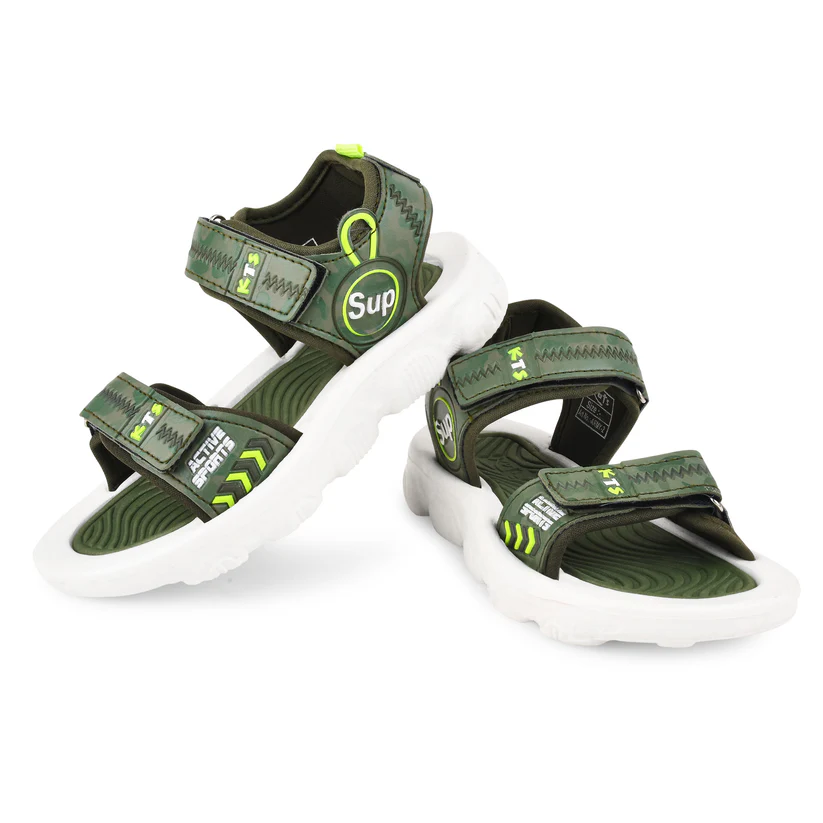 Kats ARMY-3 Kids Baby Boys and Baby Girls Lightweight Sandals - Thumbnail