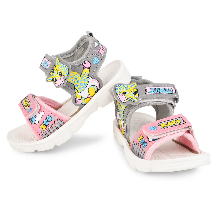 Kats JUNGLE Kids Baby Boys And Baby Girls Sandals - Thumbnail