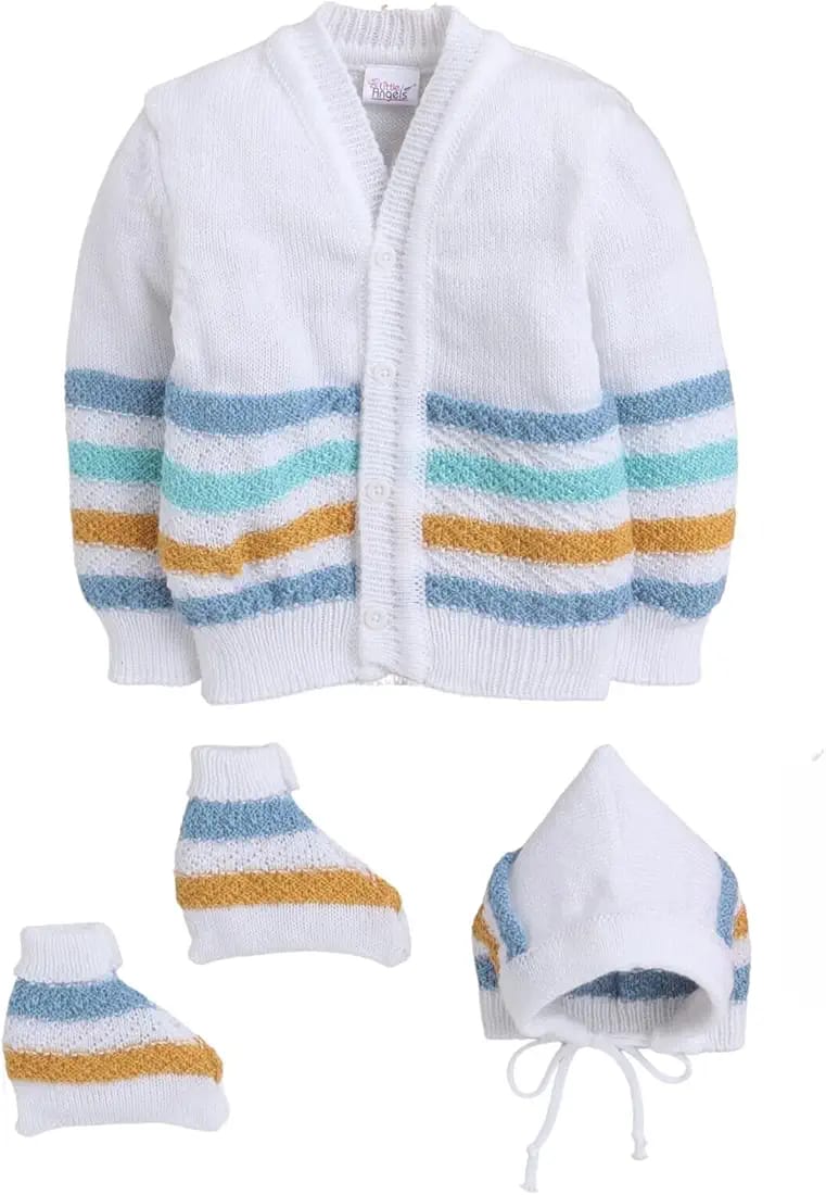 Little angels Voilet sweater for boys & girl -Arrow Rainbow - Thumbnail
